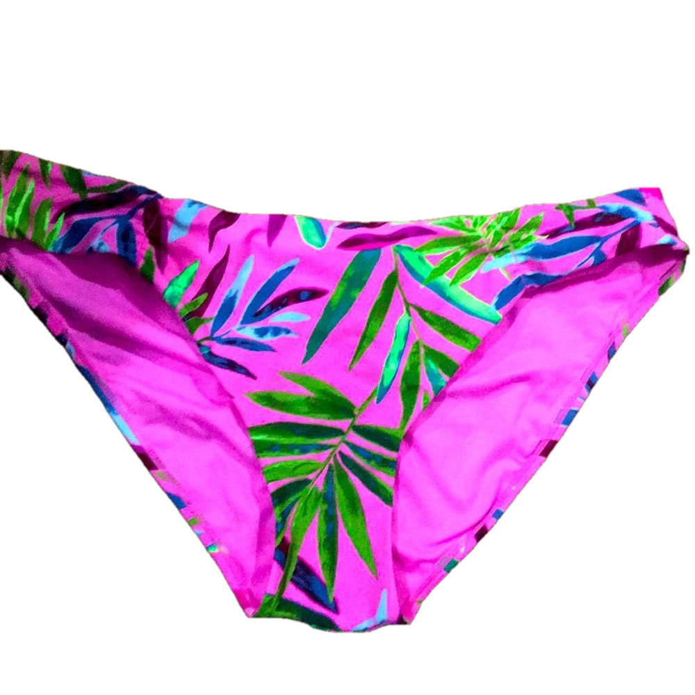 NWT XL pink floral swim bottom